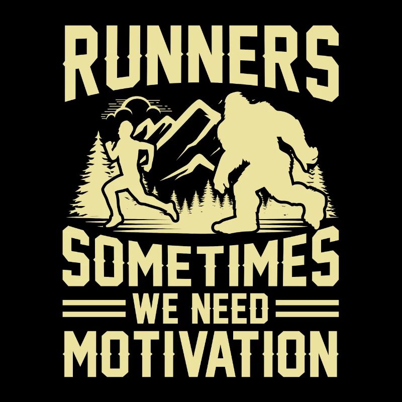 Mountain runner jogging in the mountains