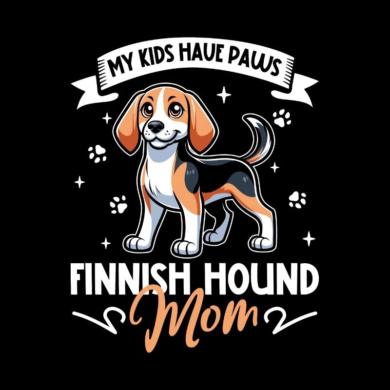 Finnischer Laufhund Mama