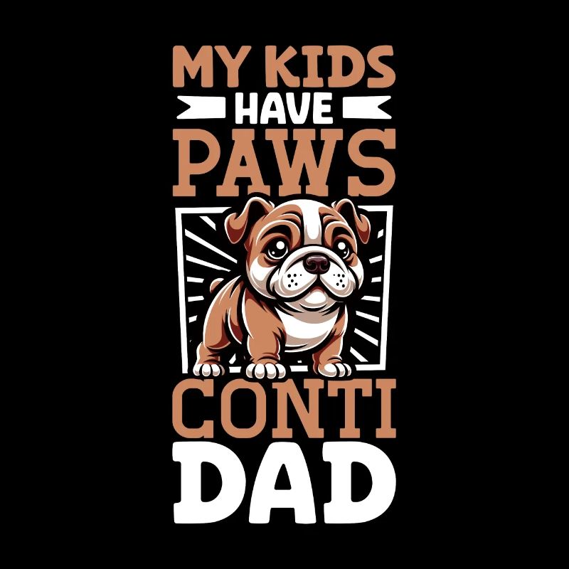 Papa bouledogue continental