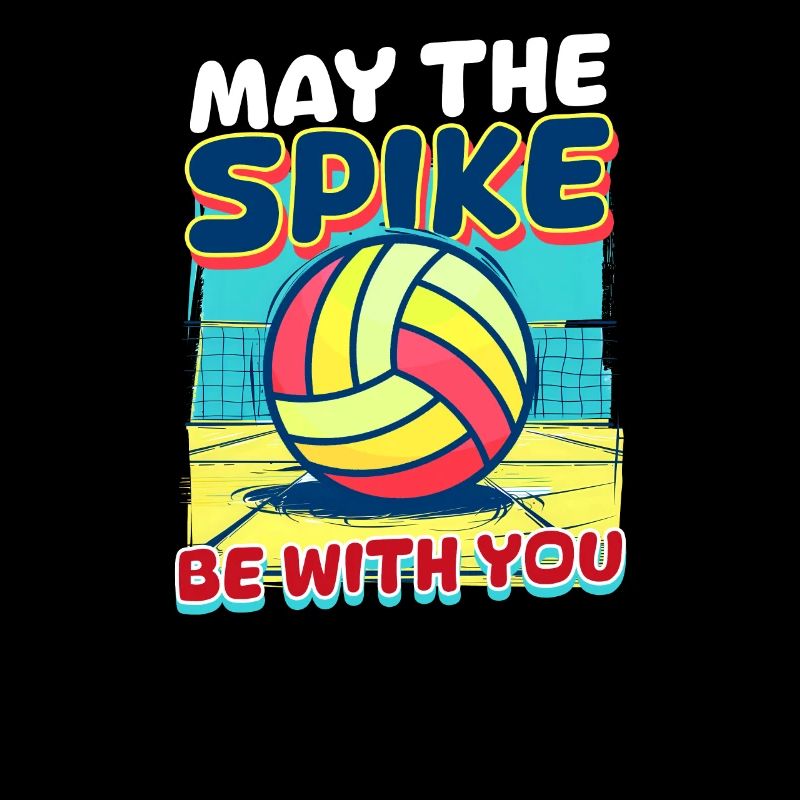 Volleyball drôle Que le Spike soit avec vous