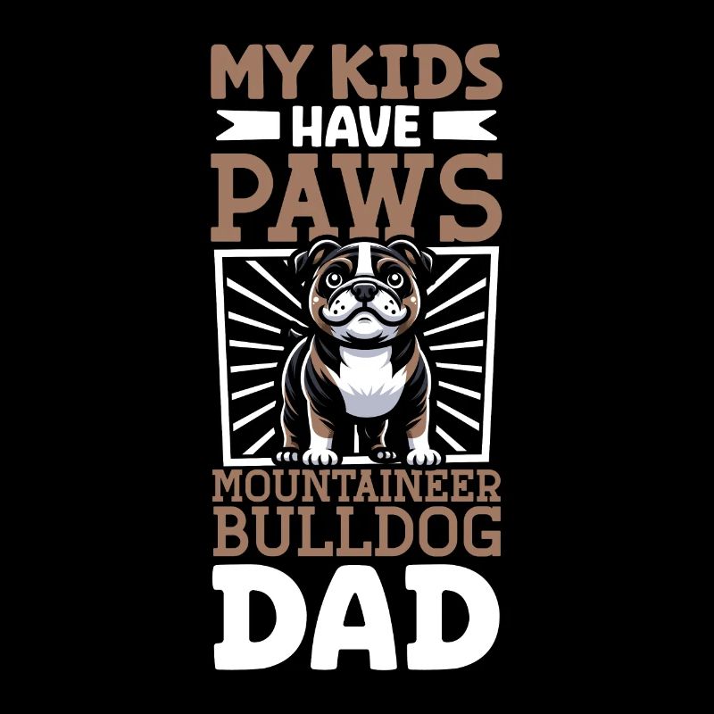 Papa bouledogue serrano