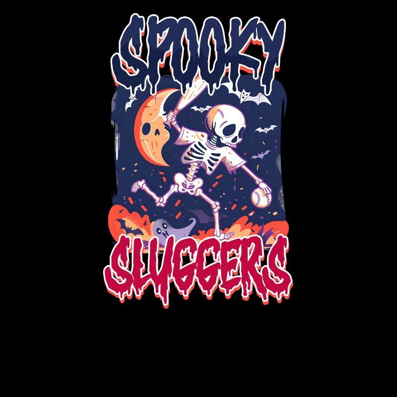 Halloween Baseball Spooky Sluggers