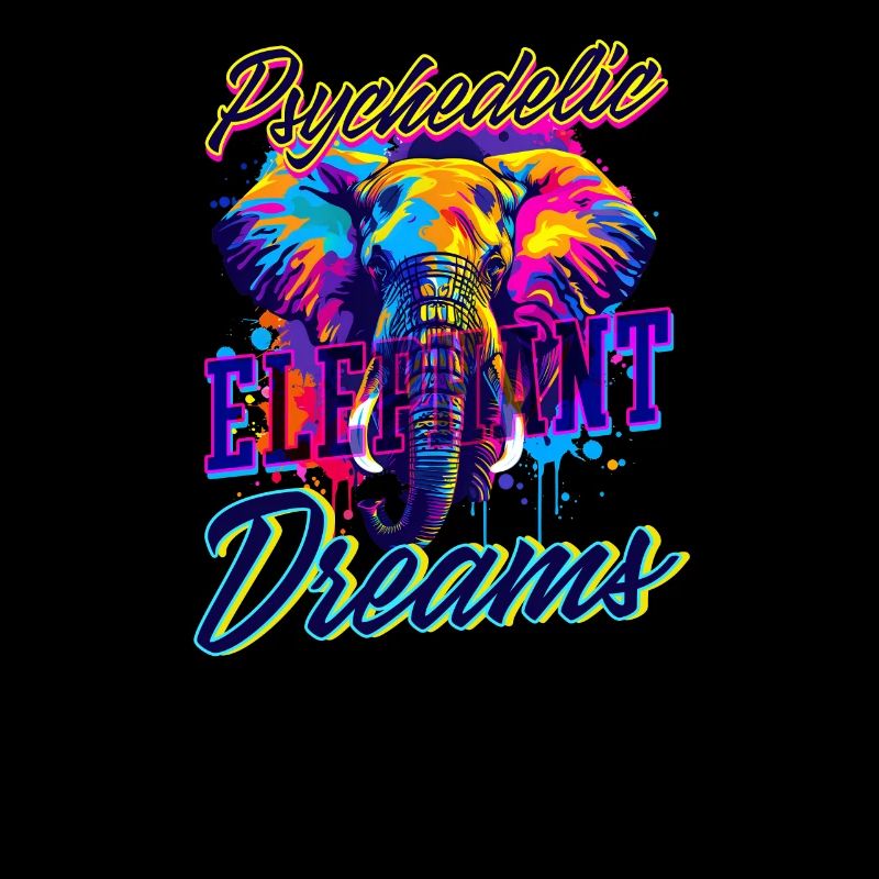 Elephant Psychedelic Elephant Dreams
