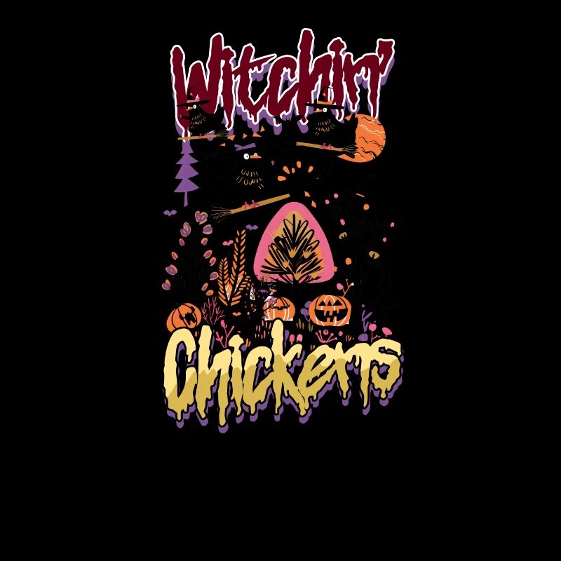 Halloween Chicken Witchin' Chickens