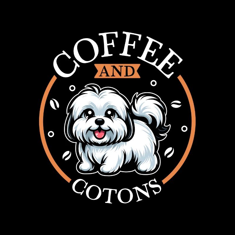 Coffee and Coton de Tulear