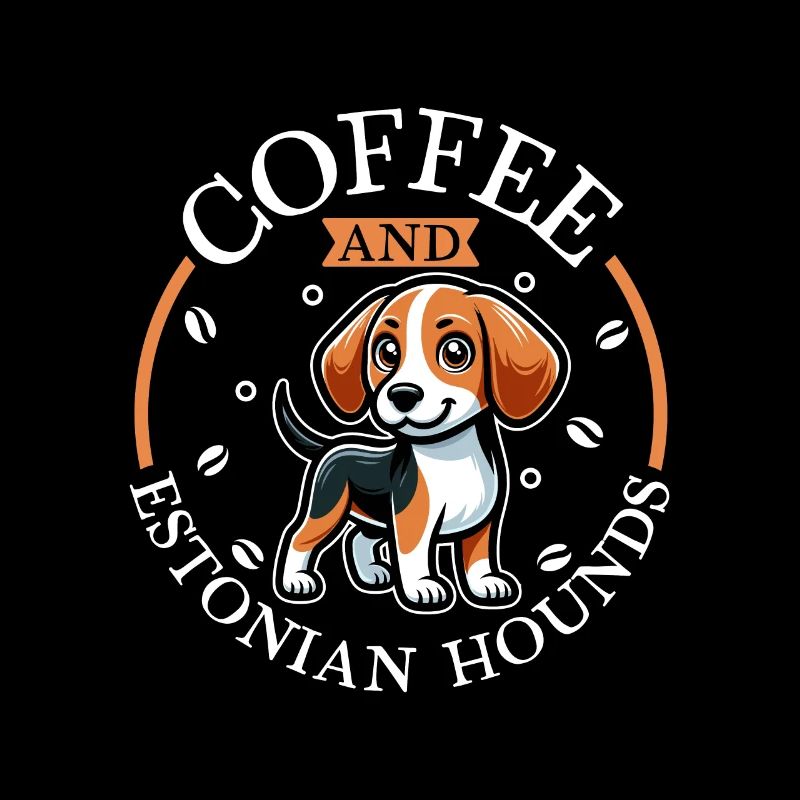 Kaffee und Estnische Bracke