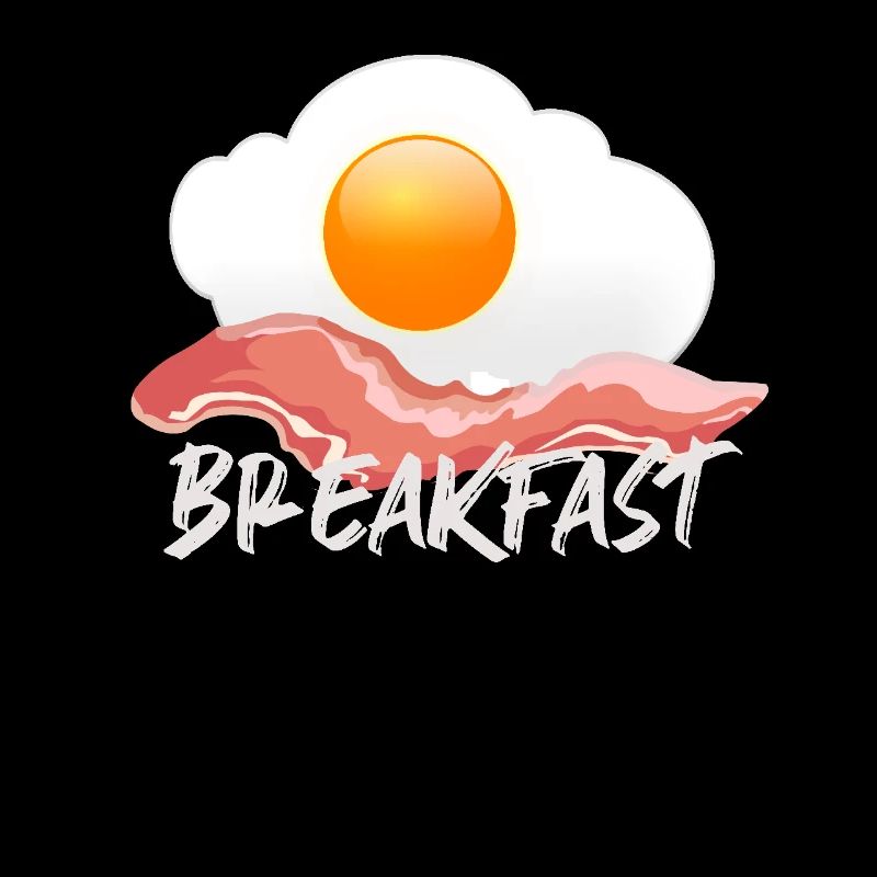Egg with bacon - breakfast
