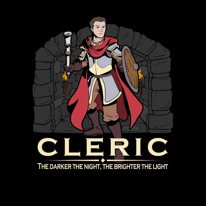 Personnage de jeu de rôle D20 - Clerc
