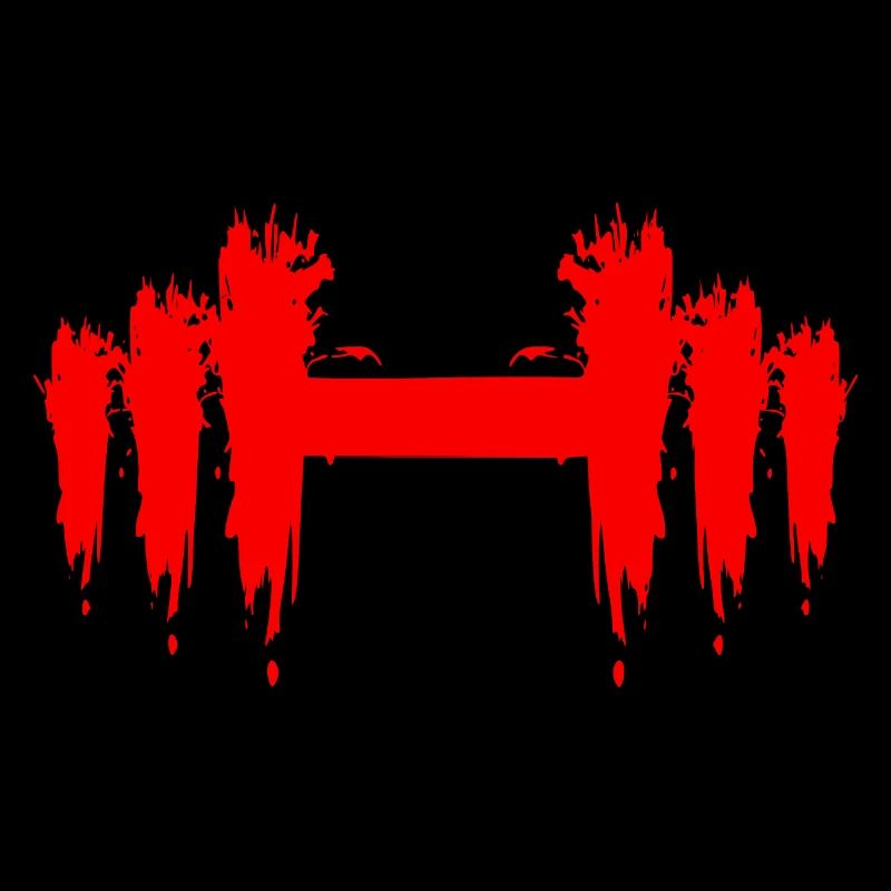 Hantel Design Kurz Hanteln Rot