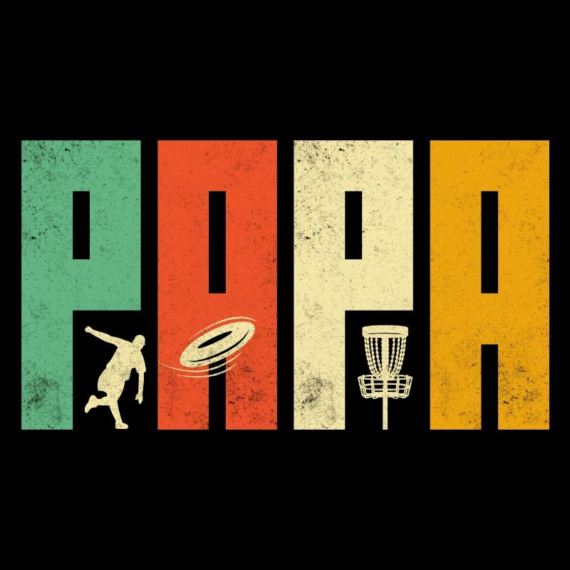Retro Disc Golfing Dad for a Disc Golfer