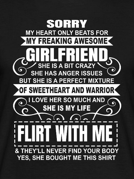 Sorry My Heart Only Beats for My Freaking Awesome