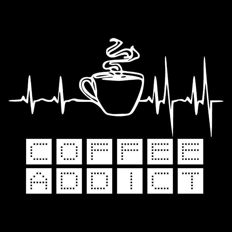Heartbeat ECG Coffee Pulse Café Caffeine Gift