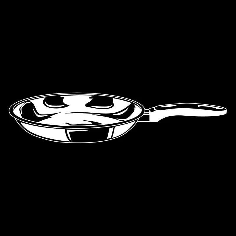 frying pan symbol cooking