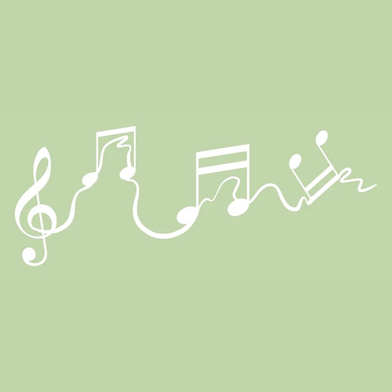 Musiknoten Sänger oder Performer Gift