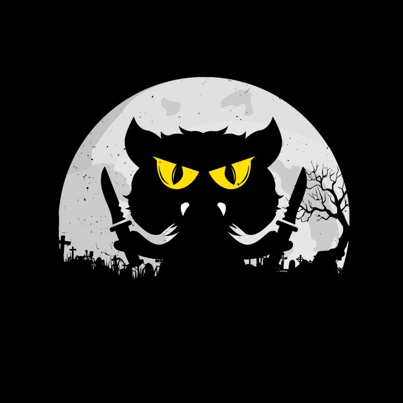 Cat saying gift Halloween