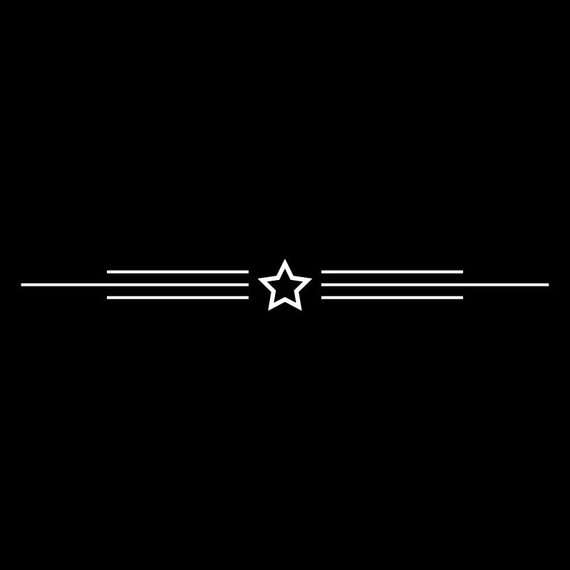 Dash line star