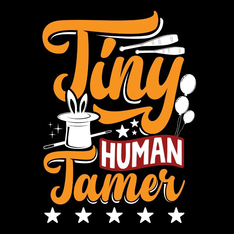 Artiste de cirque Tiny Human Tamer Drôle