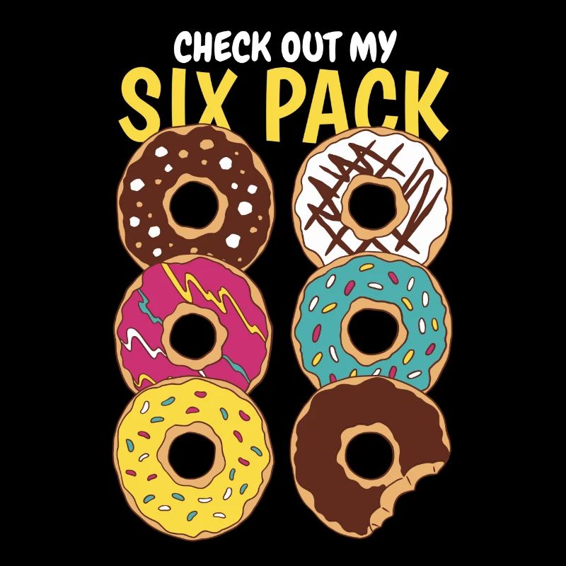 Découvrez mon pack de six beignets disant beignets sixpack