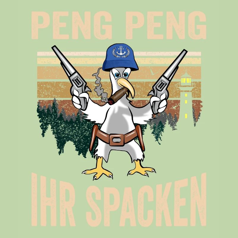 Moinsen Moin Peng Peng ihr Spacken Moin Möwe Digga