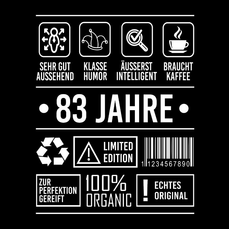83. Geburtstag Spruch 83 Jahre Geschenk