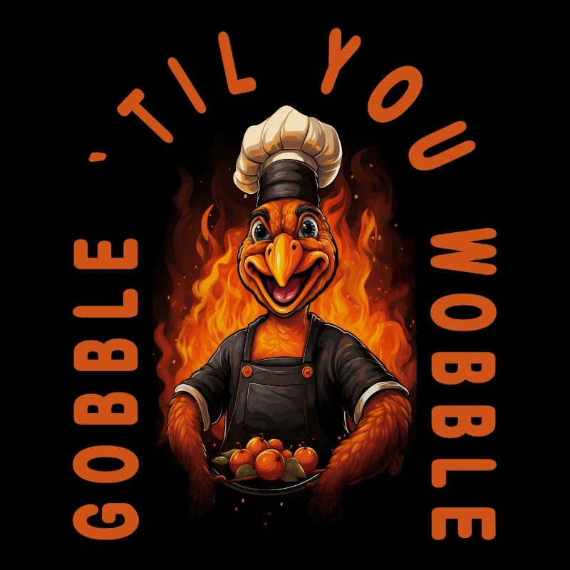 Drôle de dicton de Thanksgiving à la dinde