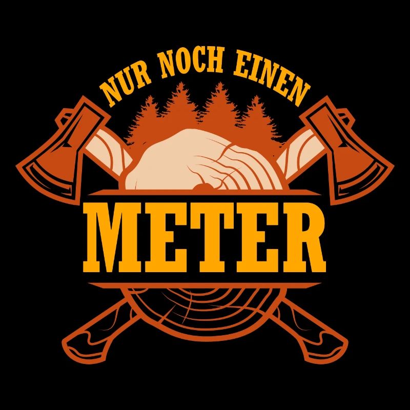 Nur noch einen Meter Brennholzmachen
