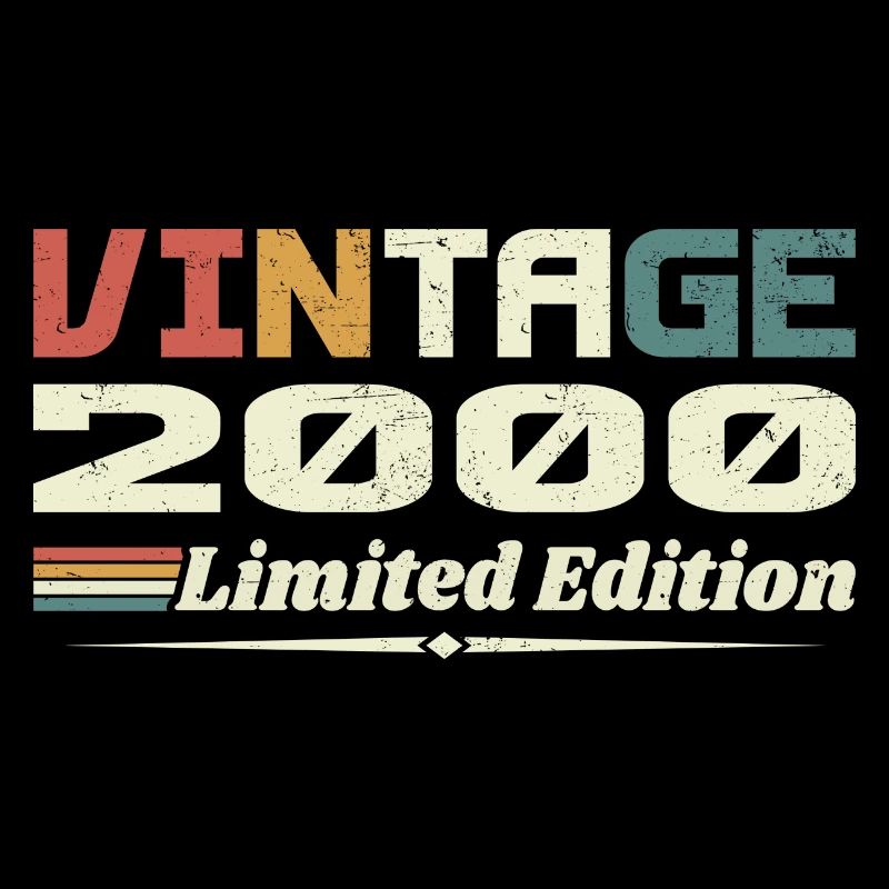 Jahrgang 2000 Geschenk 2000 Geburtstag 2000 Retro