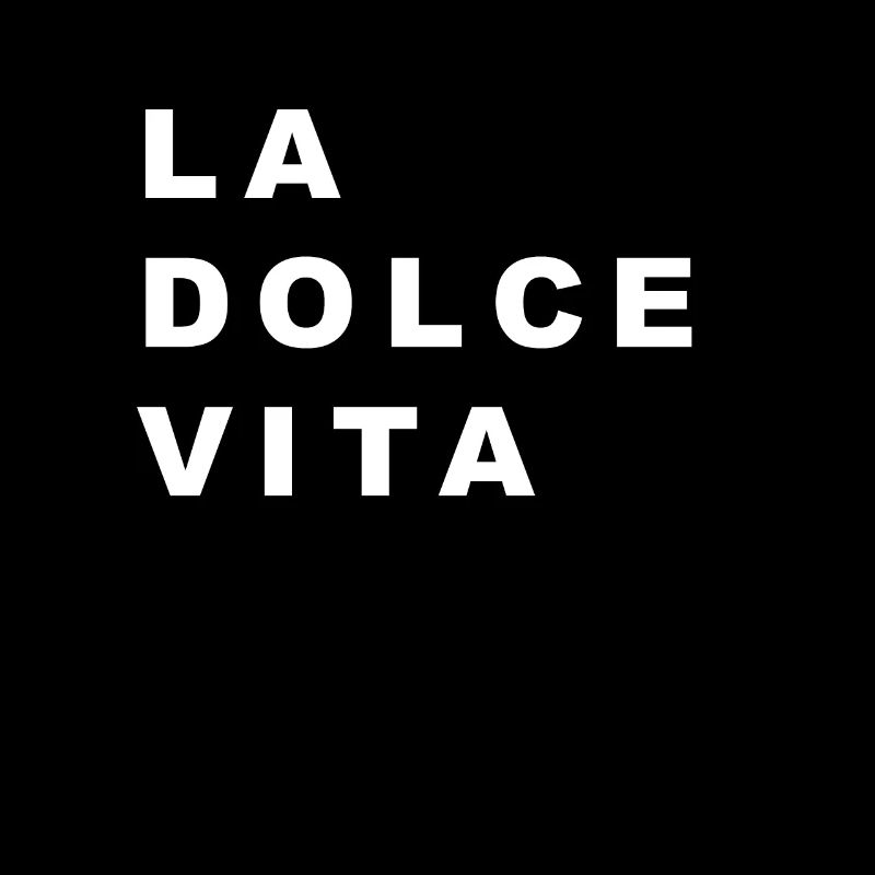 La dolce Vita - profiter de la vie douce