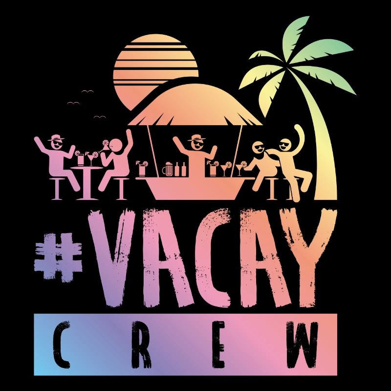 équipage vacay vacances coloré