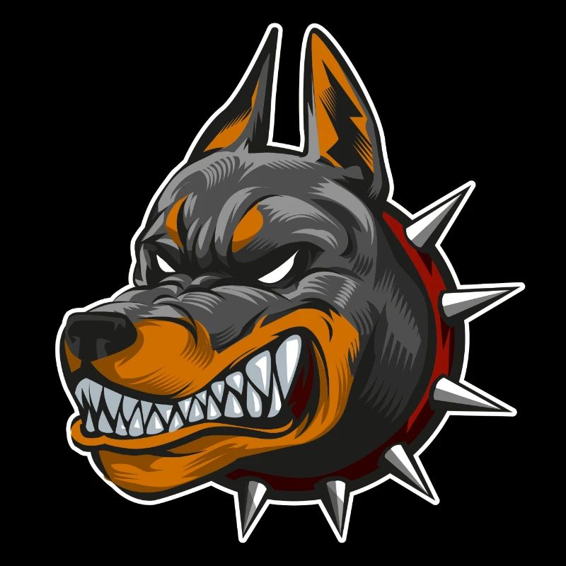 Hund Dobermann