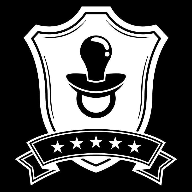 Schnuller Icon schild