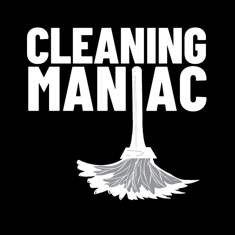 cleaning maniac - cleaning devil and cleaning manure
