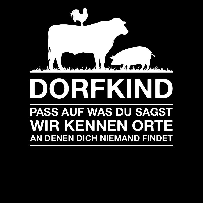 Lustiger Dorfkind Spruch