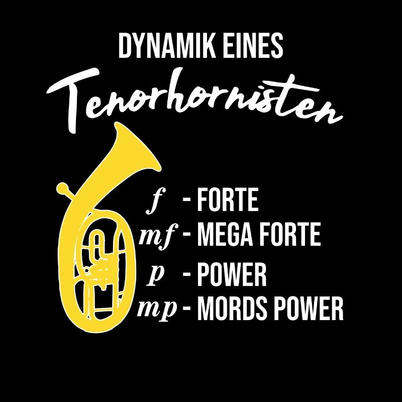 Tenorhorn Geschenk, Dynamik eines Tenorhornisten