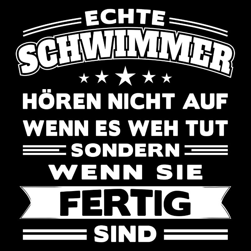 Echte Schwimmer