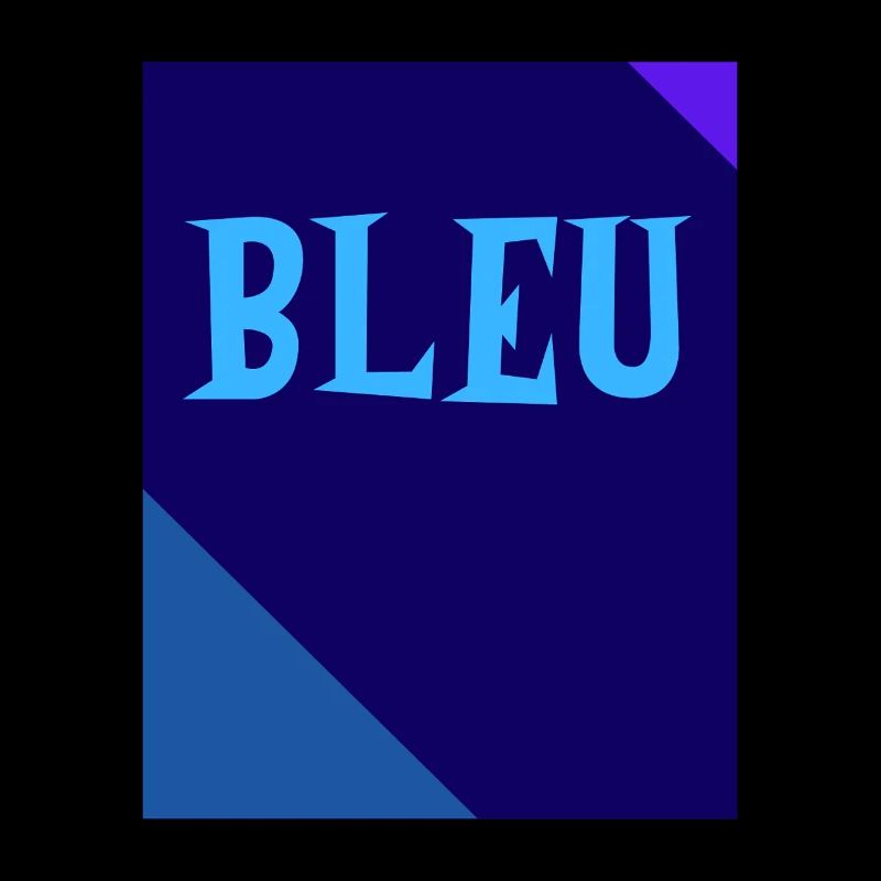 BLUE Rectangle Triangle Chalkboard