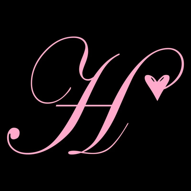 Monogramm H Herz Ranke