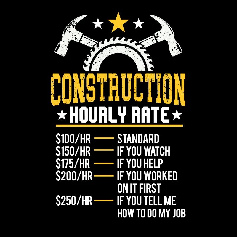 Syndicat d'entreprise de taux horaire drôle de construction