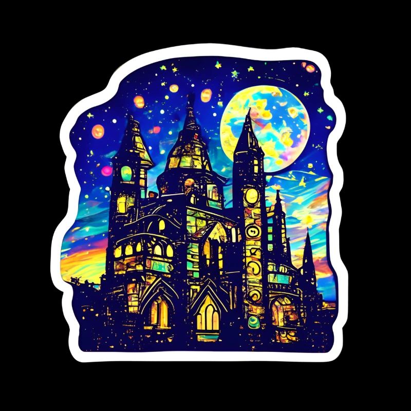 Magic Castle in the Moonshine