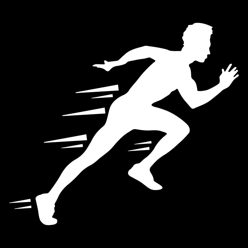 running silhouette running marathon