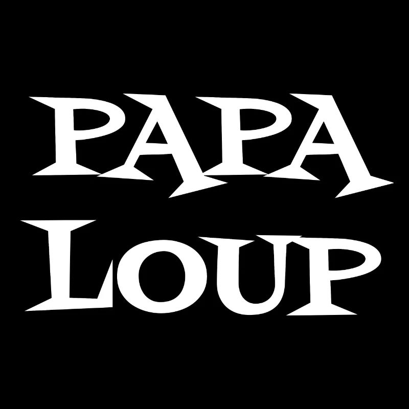 PAPA WOLF - White