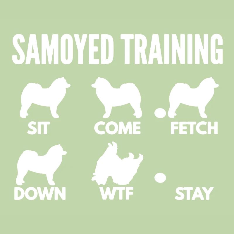 Samoyed Training Samoyed Hund Tricks T-Shirt