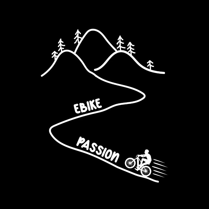 Ebike Passion Ebiker am Berg E-Bike Radfahrer