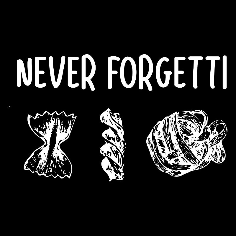 Never Forgetti Spaghetti Nudeln Pasta Geschenk