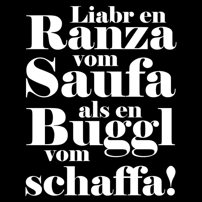 Schwäbischer Spruch Saufen Geschenk schwäbisch