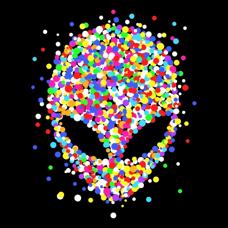 Extraterrestre de confettis
