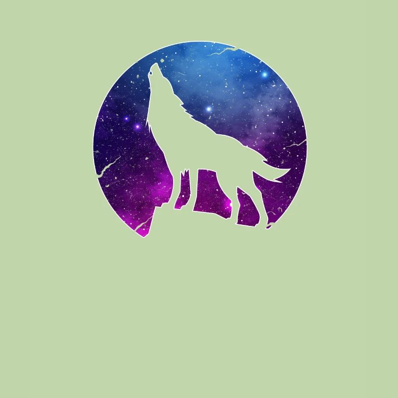 Wolf Wölfe Heulen Wolfpack Werwolf Geschenk