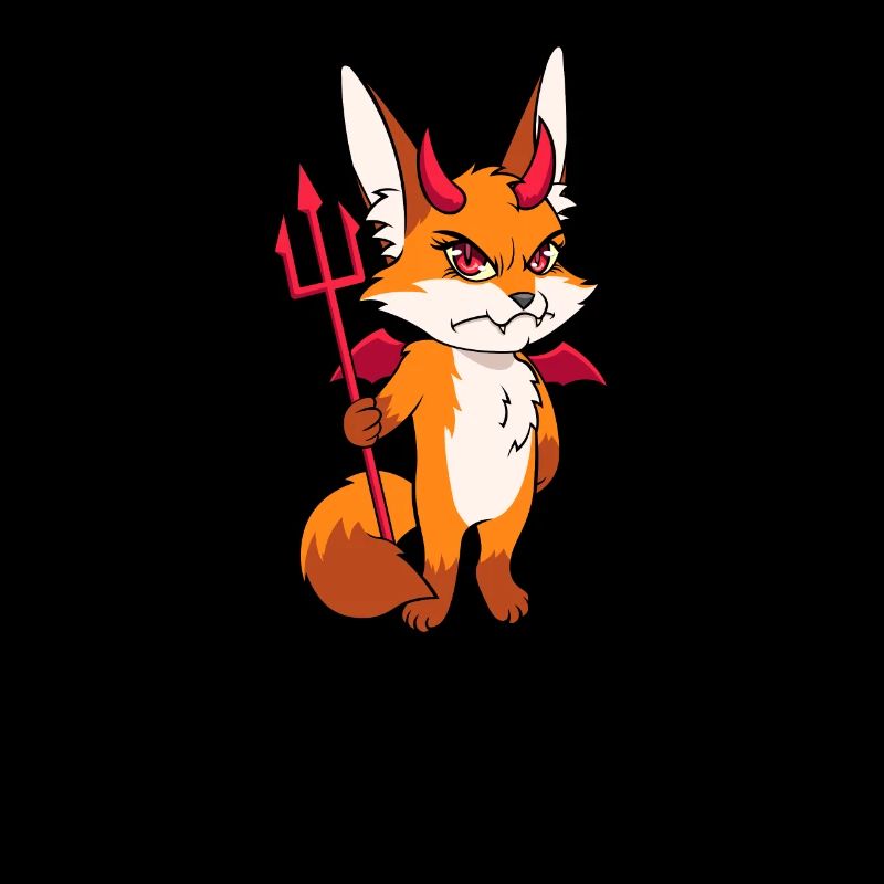 Cadeau de costume diable mignon diable renard