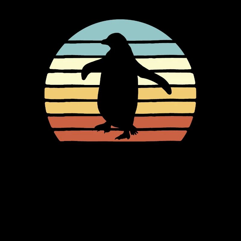 Retro Pinguin Spruch Pinguine