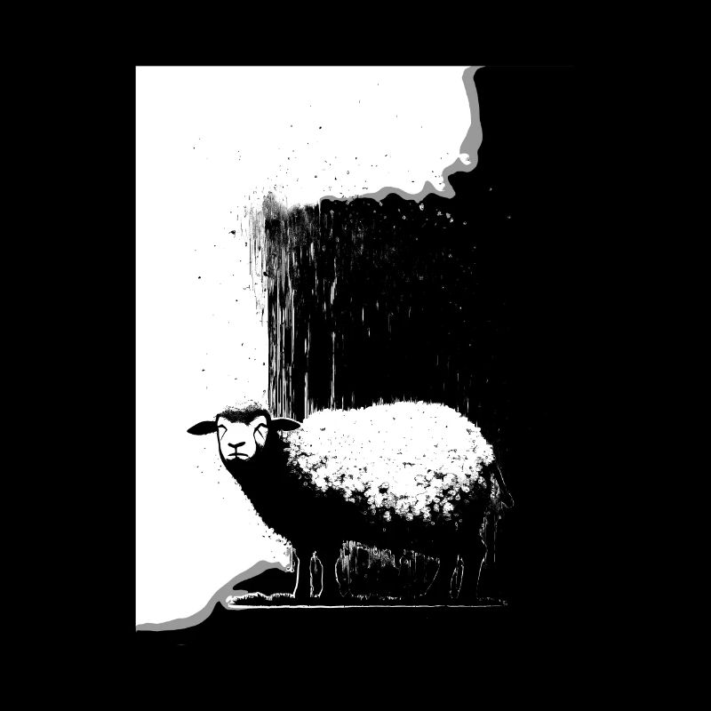 Sheep stencil Art.-nr